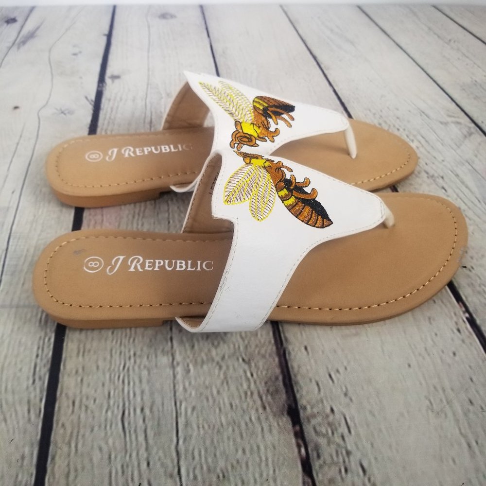 J Republic Bumblebee Sandals sz 8